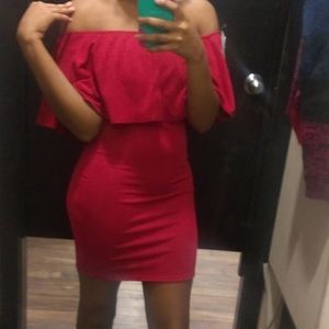 Off the shoulder dress